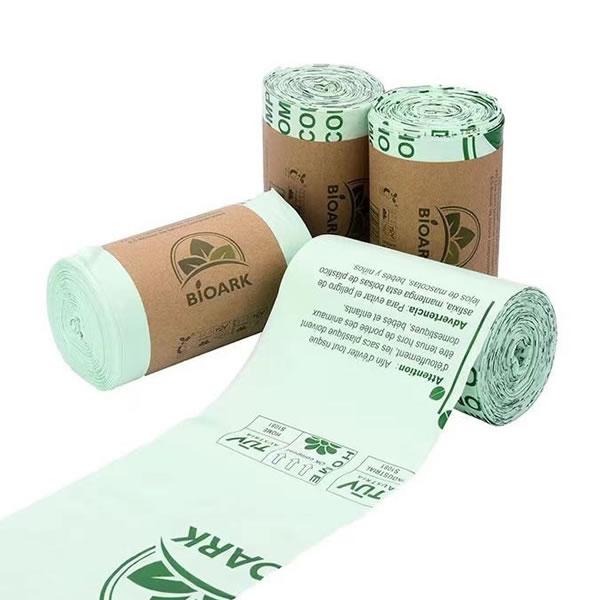 100% Biodegradable & Compostable Flat Top Garbage Bags