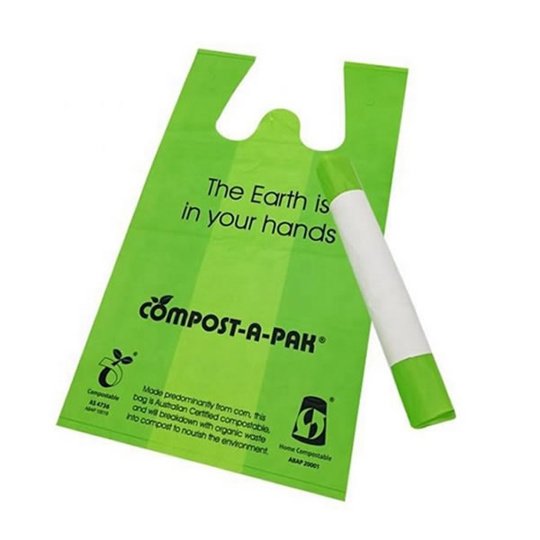 100% Biodegradable & Compostable Take Out Bags