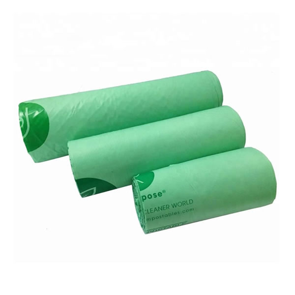 Biodegradable flat bag vegetable bag on roll